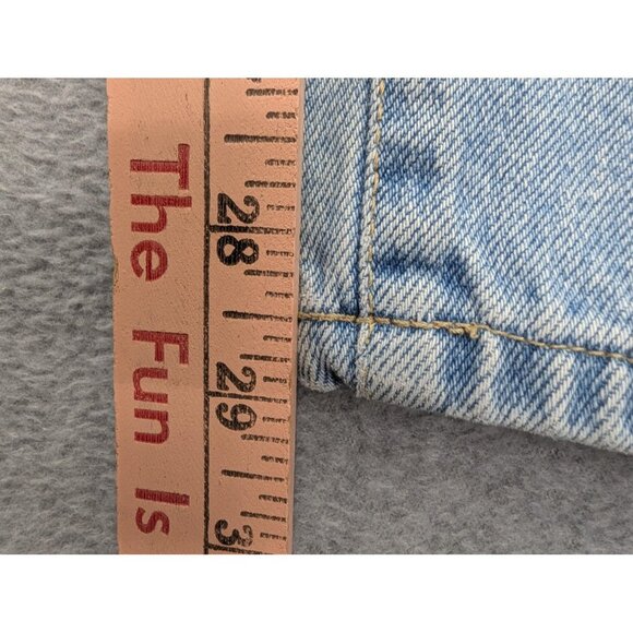 Vintage No Excuses Jeans Womens 5/6 Light Wash High Rise Mom Femme Fatale 90s - Picture 9 of 16